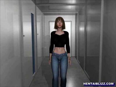 Chained 3d animated girl with bigtits fingered her - sunporno.com