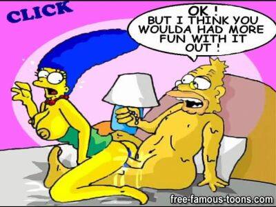 Sexy compilation of Marge Simpson getting banged by family members - sunporno.com