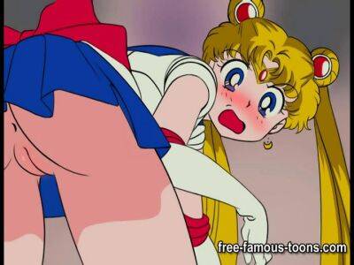 Young Sailormoon and hentai stars sex - sunporno.com