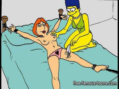 Griffins and Simpsons hentai porn parody - sunporno.com
