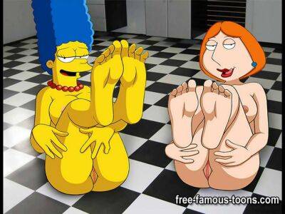 Griffins and Simpsons parody hentai - sunporno.com