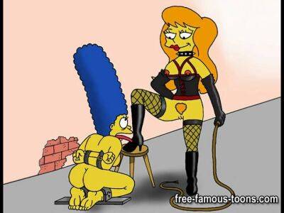Marge Simpsons hidden orgies - sunporno.com