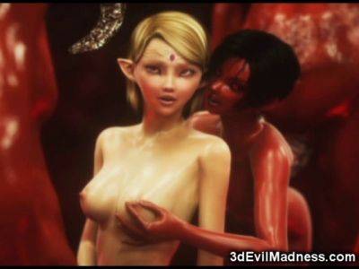 Satan and Demons Fuck Hot Girls 3D - drtuber.com