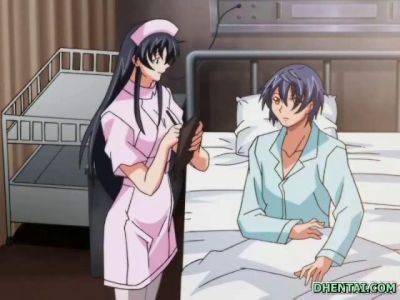 Hentai nurse watching her patient fucked in the hospital room - sunporno.com